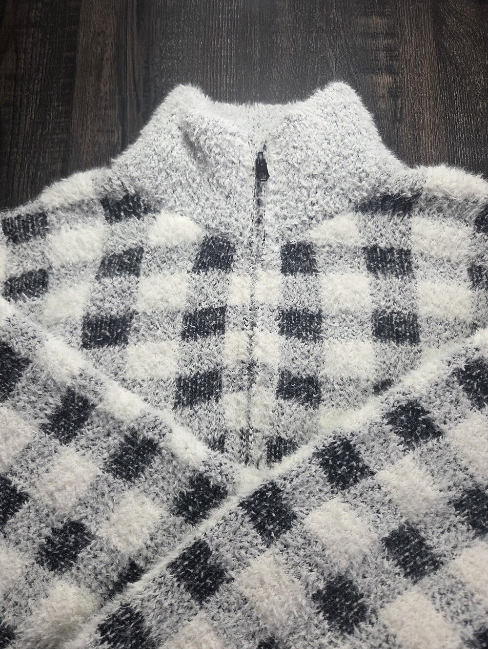 Volcom Sugarstone Shag Sweater in the black combo Colorway